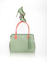 MAGDALEIN SAGE WITH ZIPPER CLOSURE lolaandlo