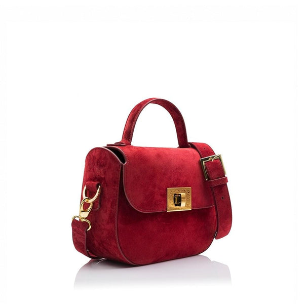 ERIN RED SUEDE lolaandlo