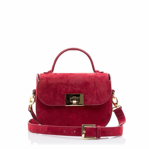 ERIN RED SUEDE lolaandlo